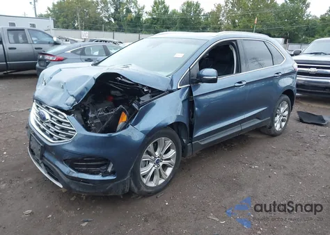 2019 Ford Edge Titanium from USA, damaged, VIN 2FMPK4K96KBB42426